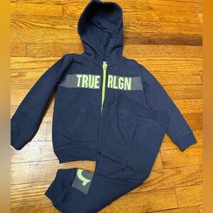 True Religion 2T matching set sweatsuit